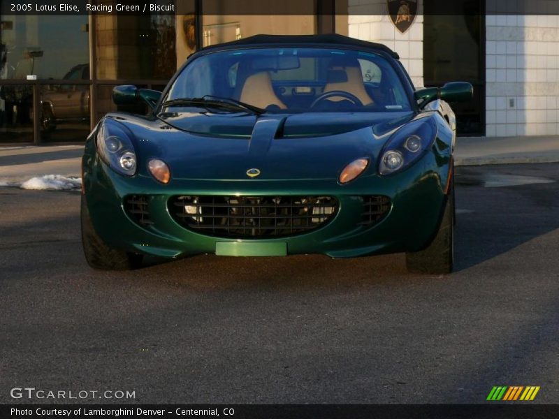 Racing Green / Biscuit 2005 Lotus Elise