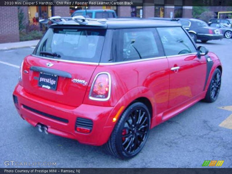 Chili Red / Rooster Red Leather/Carbon Black 2010 Mini Cooper S Hardtop