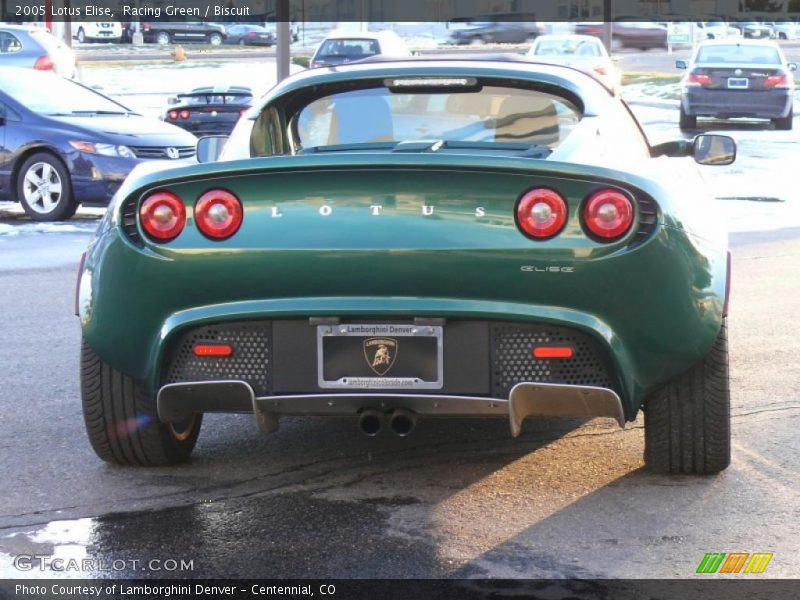 Racing Green / Biscuit 2005 Lotus Elise