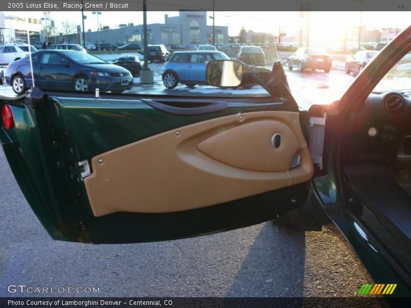 Racing Green / Biscuit 2005 Lotus Elise