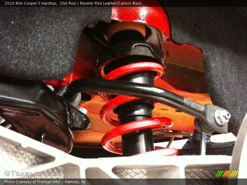 Chili Red / Rooster Red Leather/Carbon Black 2010 Mini Cooper S Hardtop