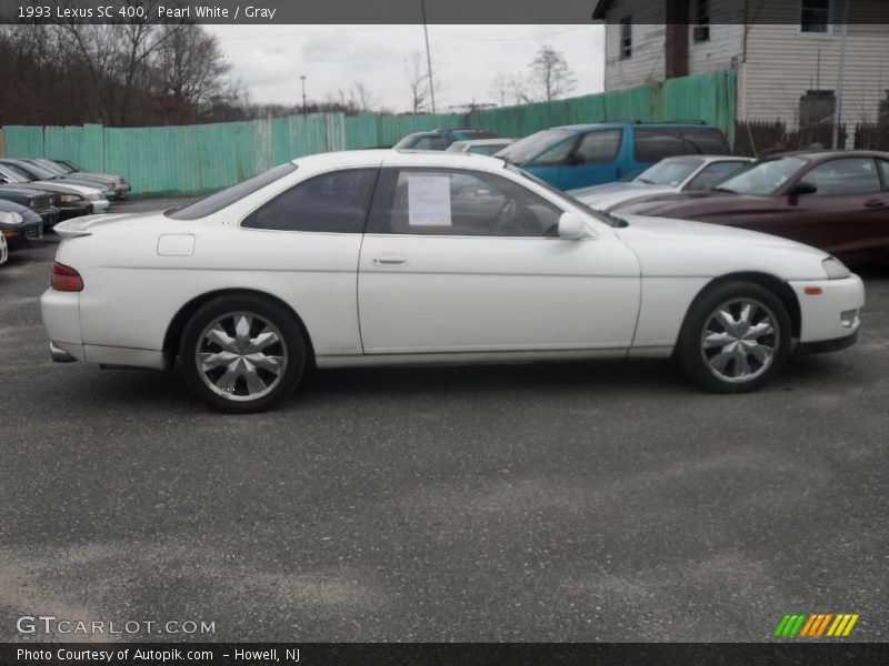 Pearl White / Gray 1993 Lexus SC 400