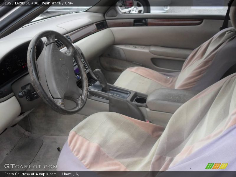 Pearl White / Gray 1993 Lexus SC 400