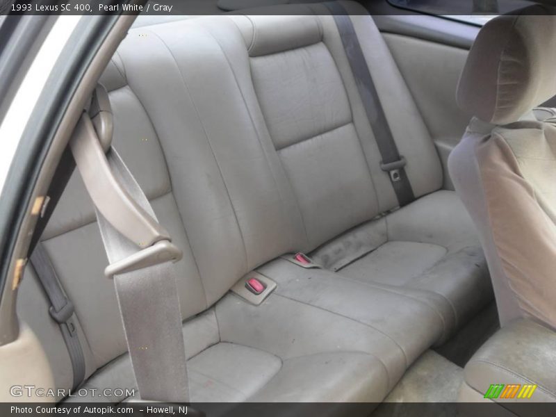 Pearl White / Gray 1993 Lexus SC 400