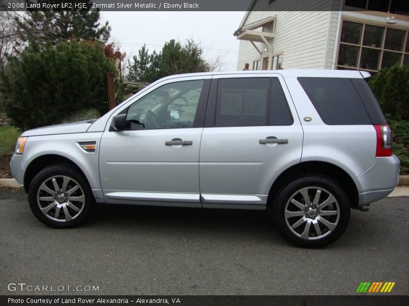 Zermatt Silver Metallic / Ebony Black 2008 Land Rover LR2 HSE