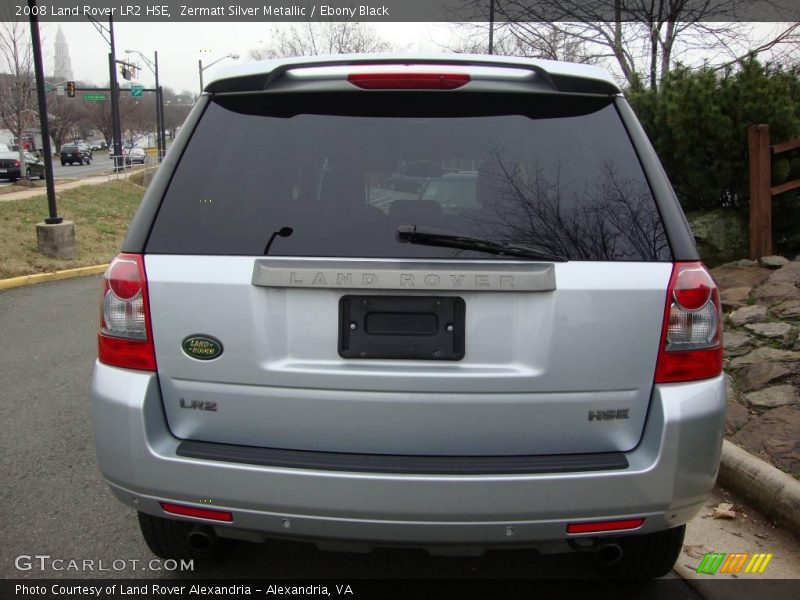 Zermatt Silver Metallic / Ebony Black 2008 Land Rover LR2 HSE