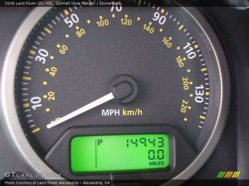 Zermatt Silver Metallic / Ebony Black 2008 Land Rover LR2 HSE