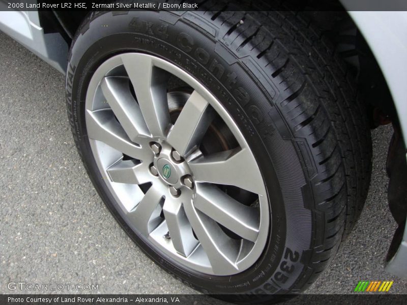 Zermatt Silver Metallic / Ebony Black 2008 Land Rover LR2 HSE