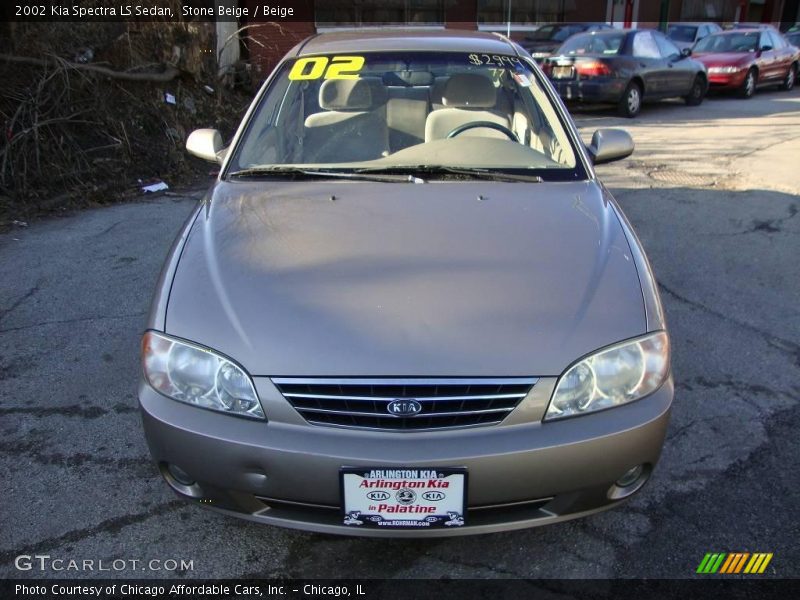 Stone Beige / Beige 2002 Kia Spectra LS Sedan