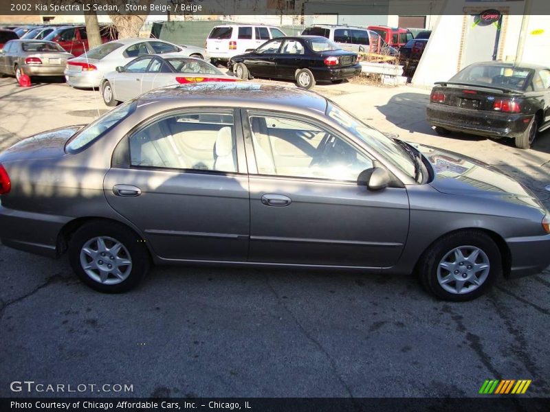 Stone Beige / Beige 2002 Kia Spectra LS Sedan