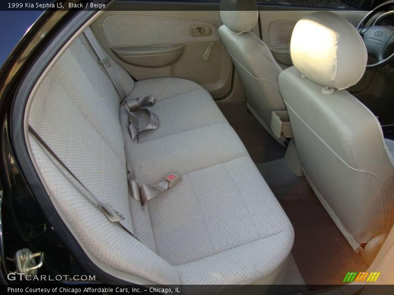 Black / Beige 1999 Kia Sephia LS