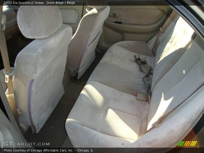 Stone Beige / Beige 2002 Kia Spectra LS Sedan