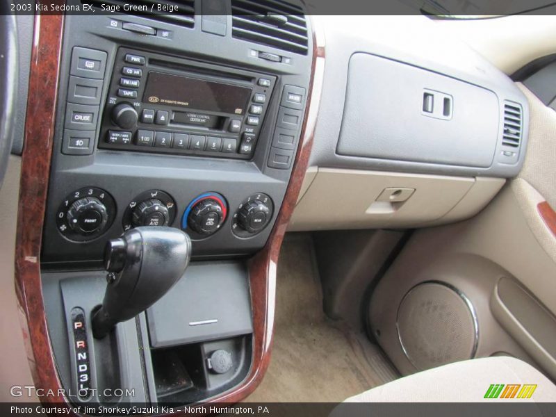 Sage Green / Beige 2003 Kia Sedona EX