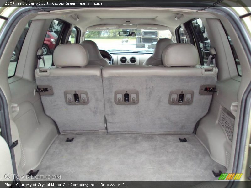Cactus Green Pearl / Taupe 2004 Jeep Liberty Sport