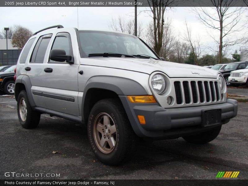 Bright Silver Metallic / Medium Slate Gray 2005 Jeep Liberty CRD Sport 4x4