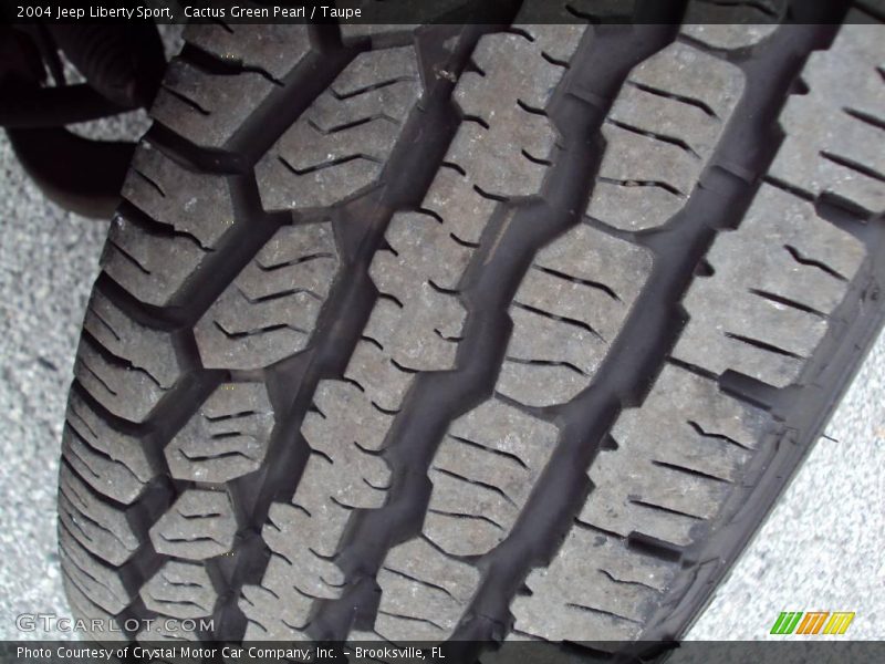 Cactus Green Pearl / Taupe 2004 Jeep Liberty Sport
