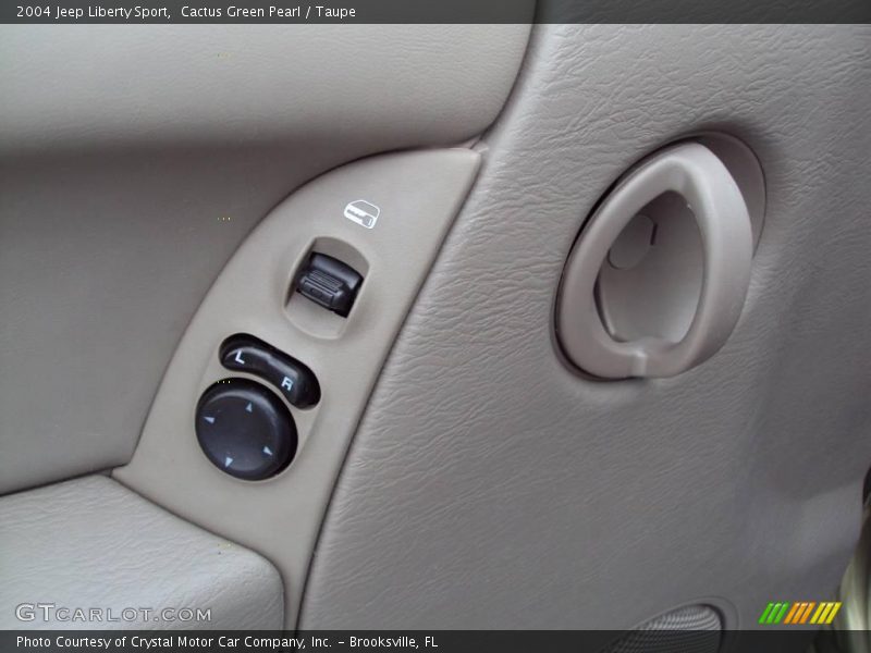 Cactus Green Pearl / Taupe 2004 Jeep Liberty Sport