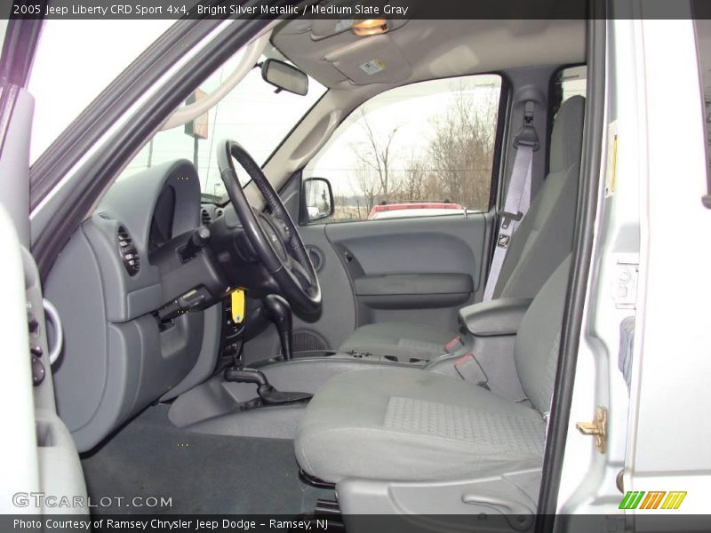 Bright Silver Metallic / Medium Slate Gray 2005 Jeep Liberty CRD Sport 4x4