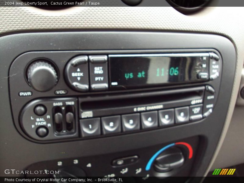 Cactus Green Pearl / Taupe 2004 Jeep Liberty Sport