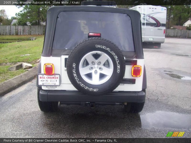 Stone White / Khaki 2005 Jeep Wrangler Rubicon 4x4