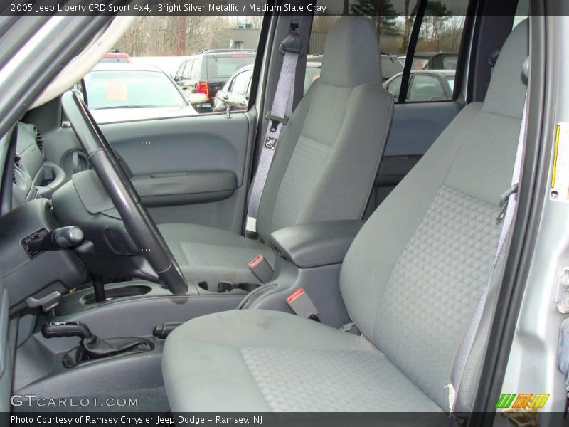 Bright Silver Metallic / Medium Slate Gray 2005 Jeep Liberty CRD Sport 4x4