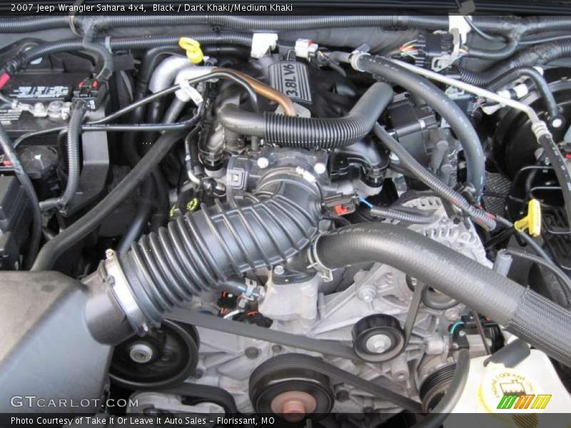 Black / Dark Khaki/Medium Khaki 2007 Jeep Wrangler Sahara 4x4