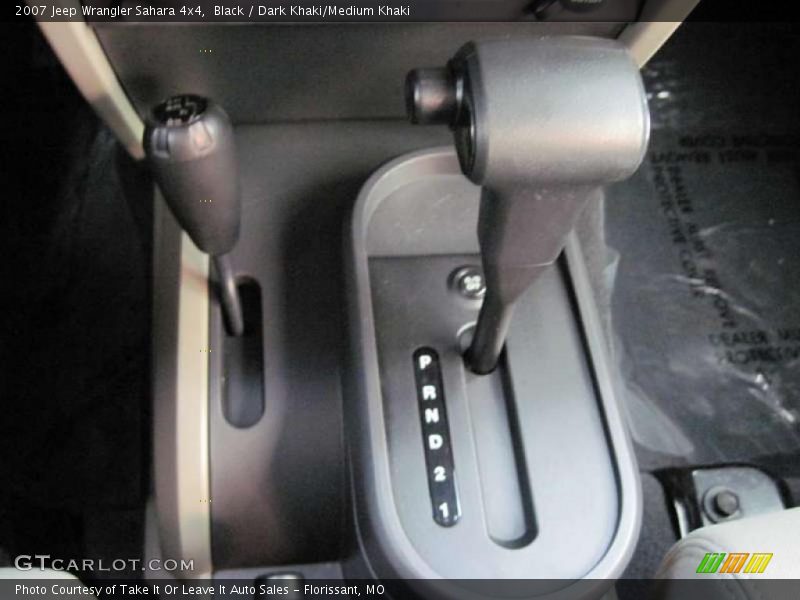 Black / Dark Khaki/Medium Khaki 2007 Jeep Wrangler Sahara 4x4