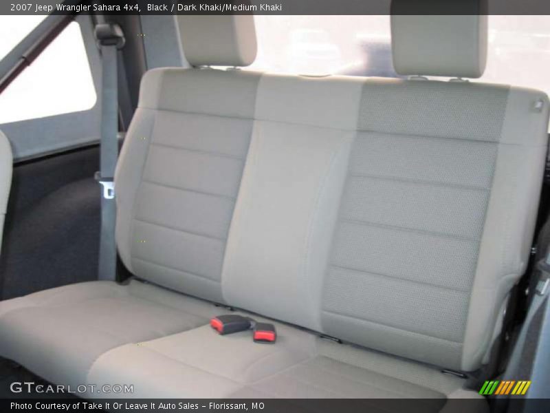 Black / Dark Khaki/Medium Khaki 2007 Jeep Wrangler Sahara 4x4