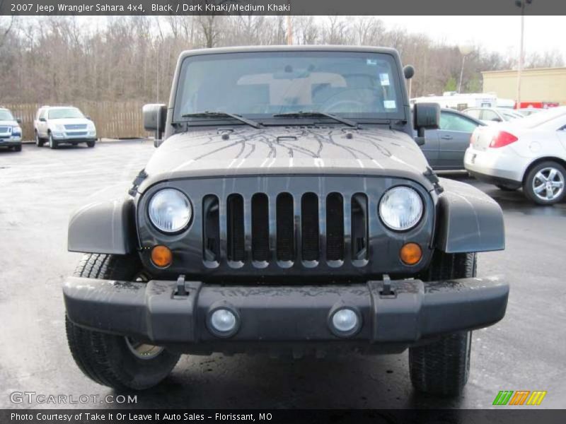 Black / Dark Khaki/Medium Khaki 2007 Jeep Wrangler Sahara 4x4