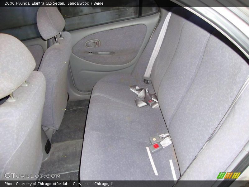 Sandalwood / Beige 2000 Hyundai Elantra GLS Sedan