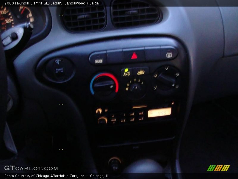 Sandalwood / Beige 2000 Hyundai Elantra GLS Sedan