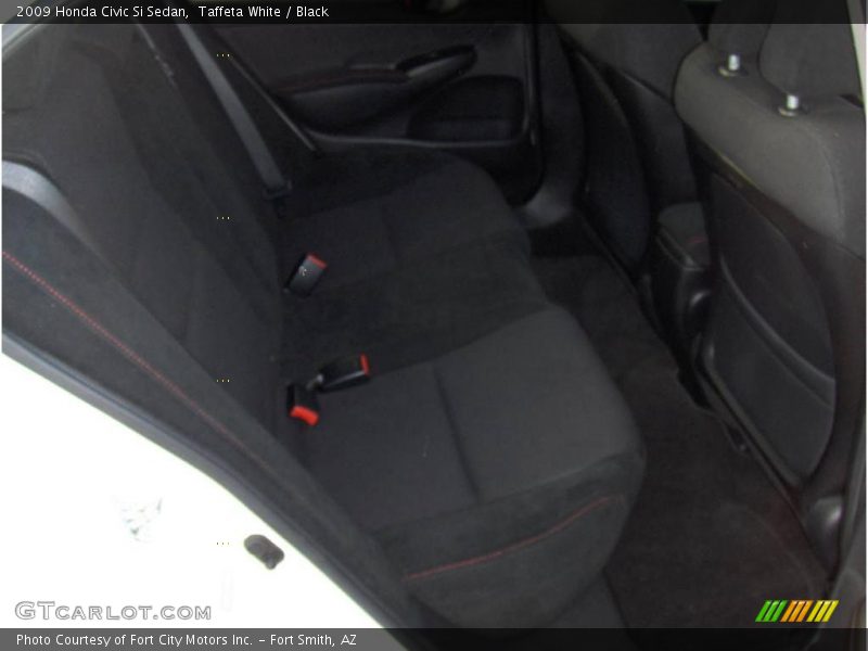 Taffeta White / Black 2009 Honda Civic Si Sedan