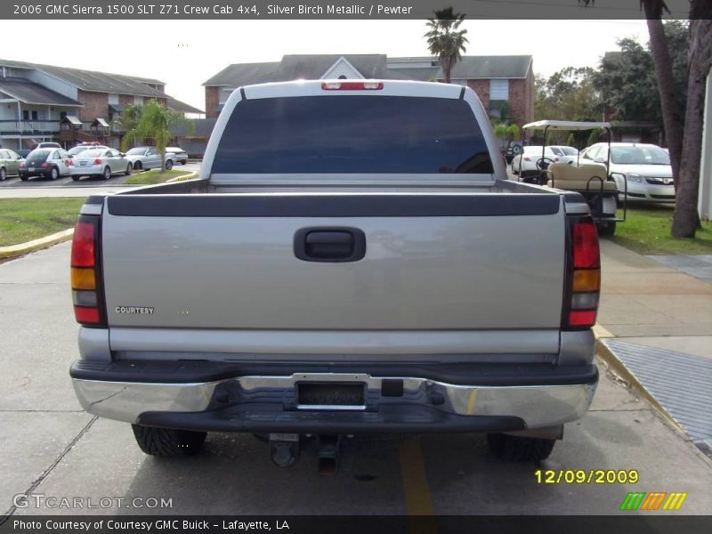 Silver Birch Metallic / Pewter 2006 GMC Sierra 1500 SLT Z71 Crew Cab 4x4