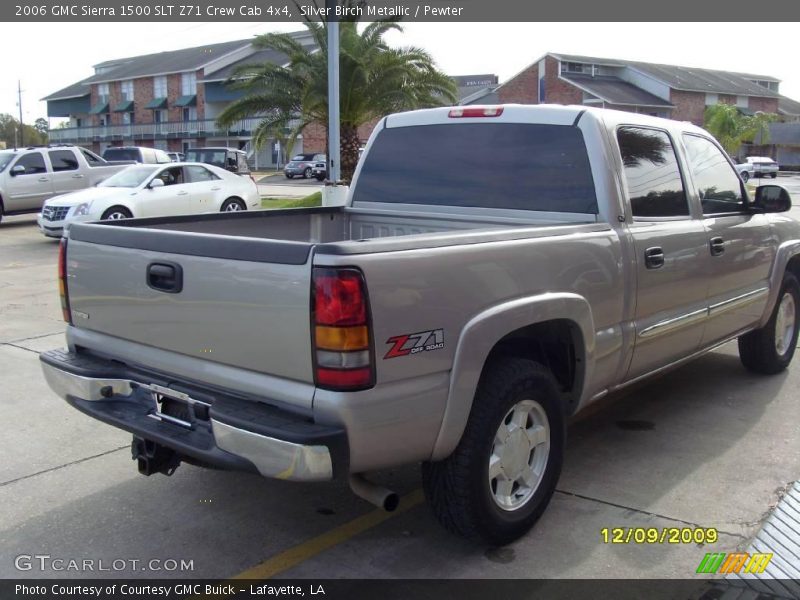 Silver Birch Metallic / Pewter 2006 GMC Sierra 1500 SLT Z71 Crew Cab 4x4