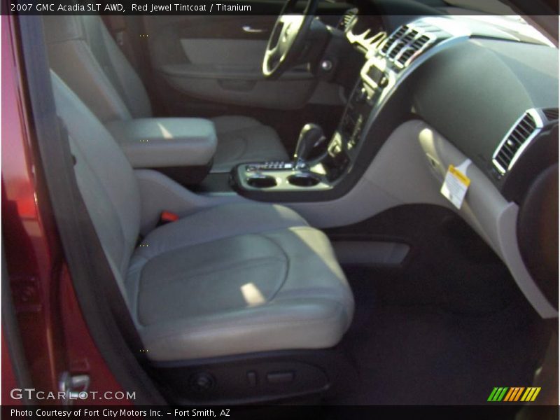 Red Jewel Tintcoat / Titanium 2007 GMC Acadia SLT AWD