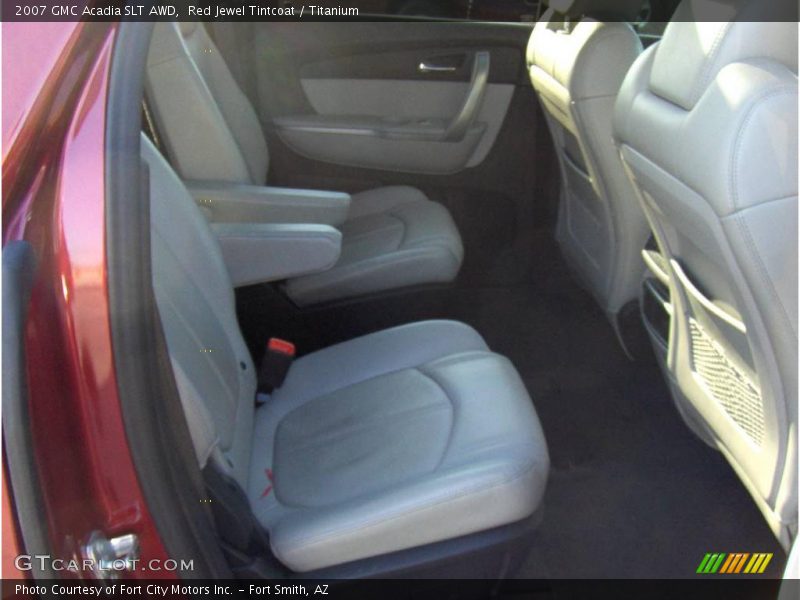 Red Jewel Tintcoat / Titanium 2007 GMC Acadia SLT AWD