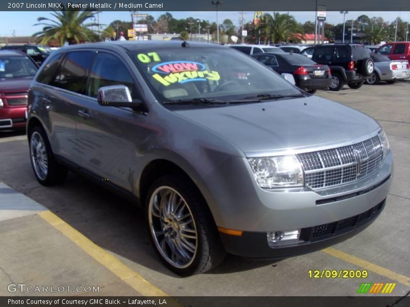 Pewter Metallic / Medium Camel 2007 Lincoln MKX