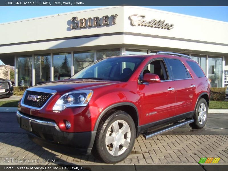 Red Jewel / Ebony 2008 GMC Acadia SLT AWD