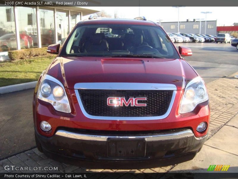Red Jewel / Ebony 2008 GMC Acadia SLT AWD