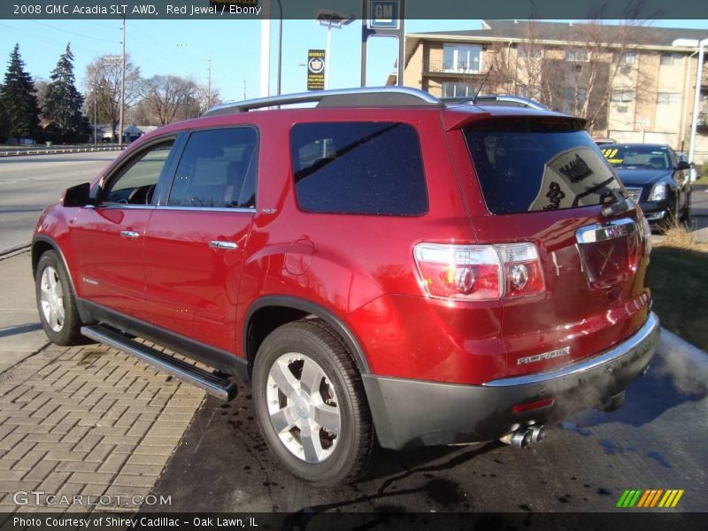 Red Jewel / Ebony 2008 GMC Acadia SLT AWD