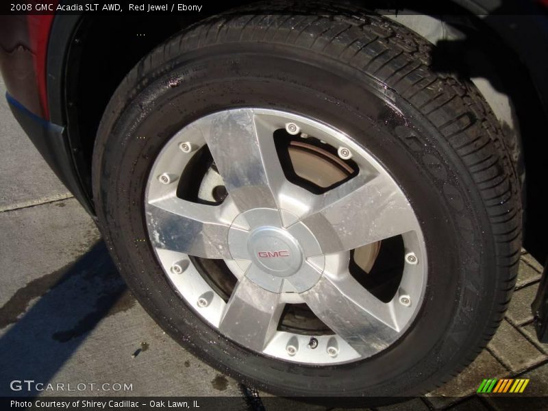 Red Jewel / Ebony 2008 GMC Acadia SLT AWD