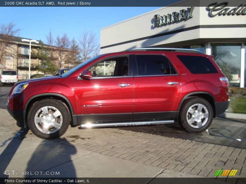 Red Jewel / Ebony 2008 GMC Acadia SLT AWD