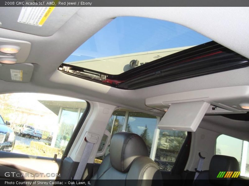 Red Jewel / Ebony 2008 GMC Acadia SLT AWD