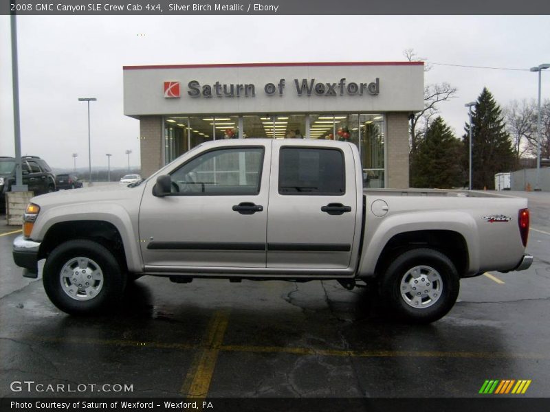 Silver Birch Metallic / Ebony 2008 GMC Canyon SLE Crew Cab 4x4