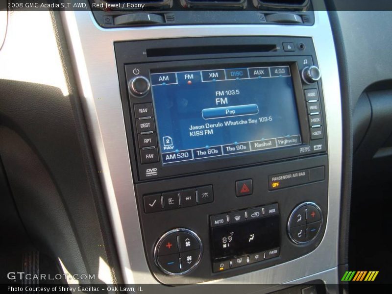Red Jewel / Ebony 2008 GMC Acadia SLT AWD