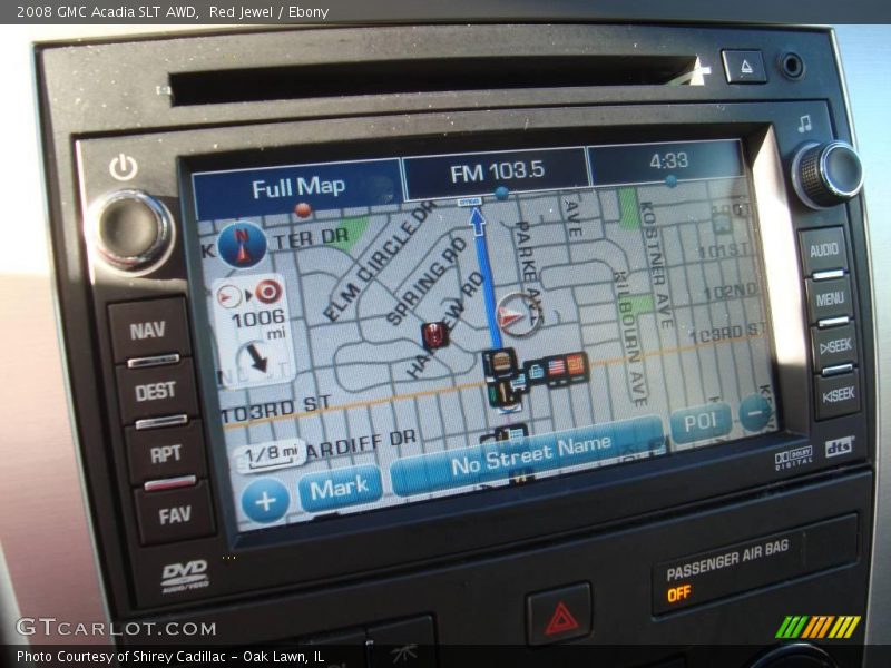 Red Jewel / Ebony 2008 GMC Acadia SLT AWD