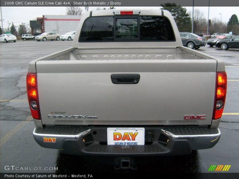 Silver Birch Metallic / Ebony 2008 GMC Canyon SLE Crew Cab 4x4