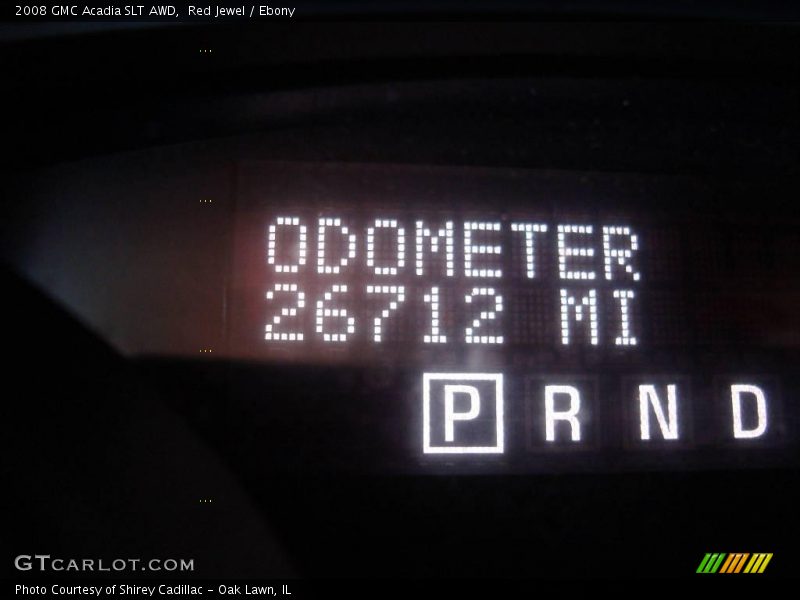 Red Jewel / Ebony 2008 GMC Acadia SLT AWD