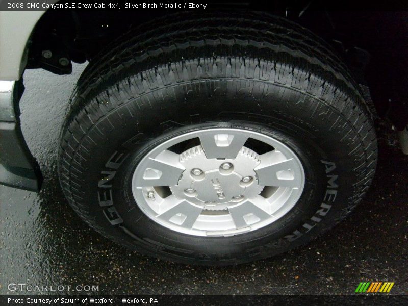 Silver Birch Metallic / Ebony 2008 GMC Canyon SLE Crew Cab 4x4