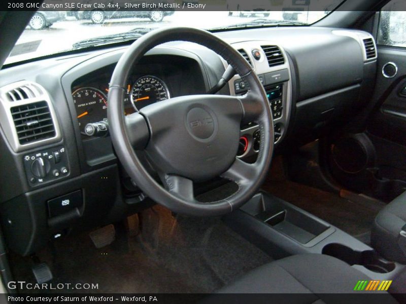 Silver Birch Metallic / Ebony 2008 GMC Canyon SLE Crew Cab 4x4